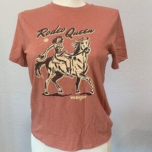 Wrangler Rust Rodeo Queen Tee M